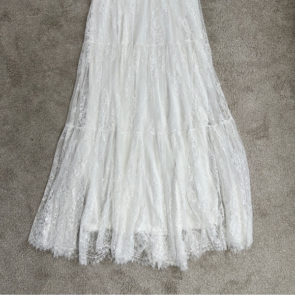 Baltic Born White Lace Maxi Dress - Picture 8 of 15